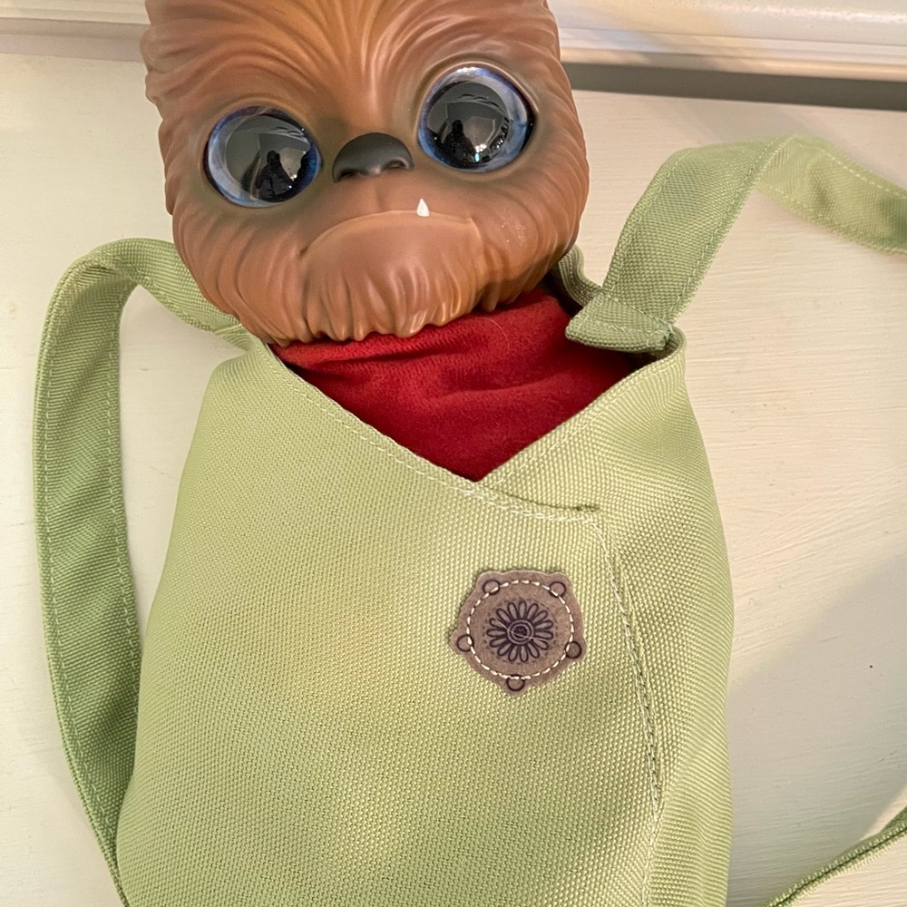 Star Wars Baby Wookiee with Green Satchel